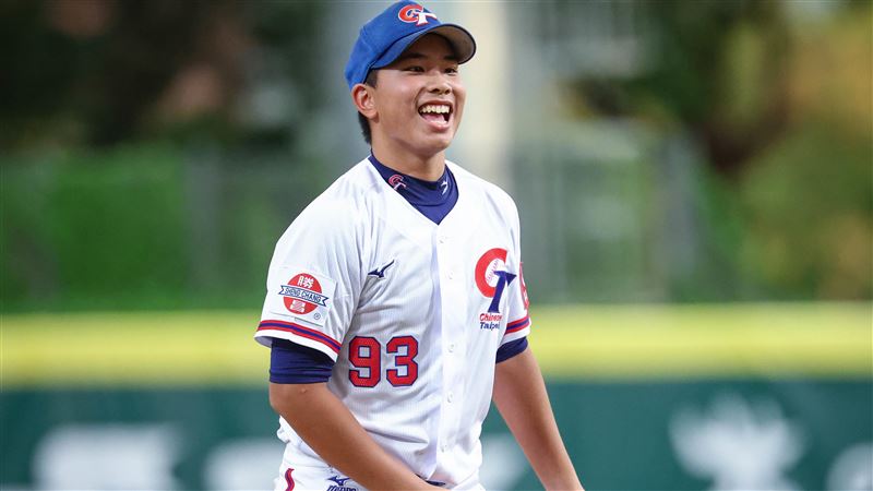 台灣U12先發投手鍾定栩。（圖／棒協提供）