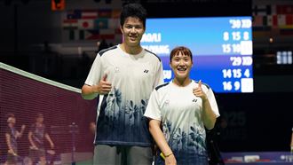 混雙、男單雙殺中國　台灣隊有望抱回3金