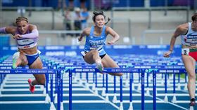 ▲台灣世大運跨欄好手張博雅。（圖／大專體總提供） 