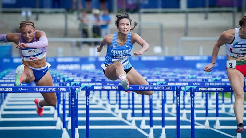 台灣世大運跨欄好手張博雅。(圖/大專體總提供)