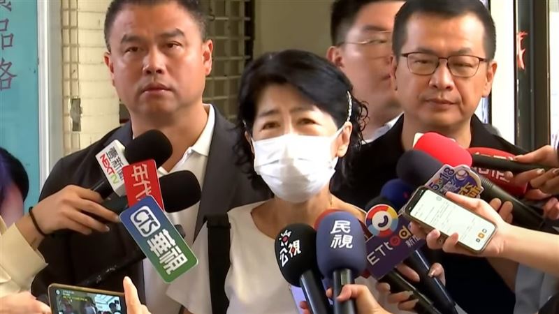 陳佩琪表示，投票沒先生陪伴有點沮喪。（圖／翻攝畫面）