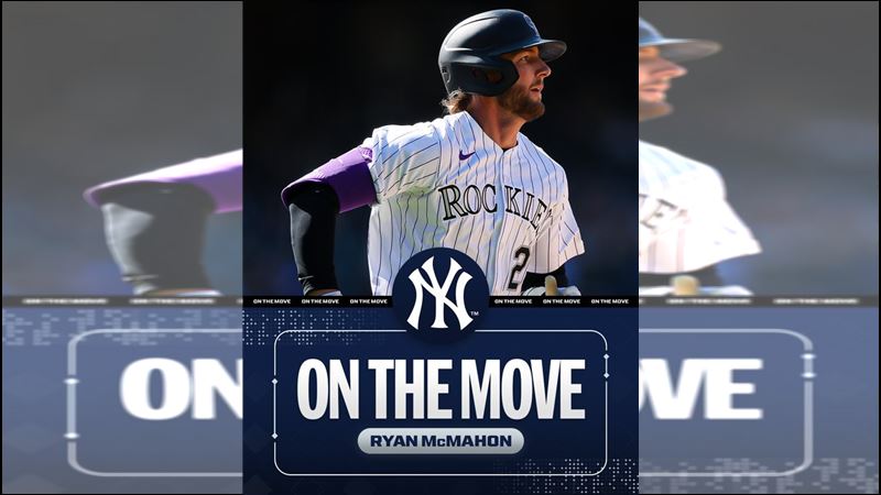 洋基換來洛磯三壘手麥克曼恩（Ryan McMahon）。（圖／翻攝自MLB官網）