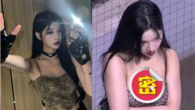 趙娟週SOLO獨舞身穿豹紋細肩小背心亮相。（圖／翻攝自jjuya_o0o IG）