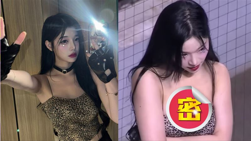 韓籍女神拚了！上下晃動細肩帶根本撐不住