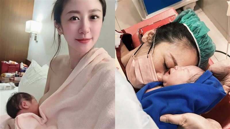 女星親餵秀側乳超美！曝兒子見奶反應震撼