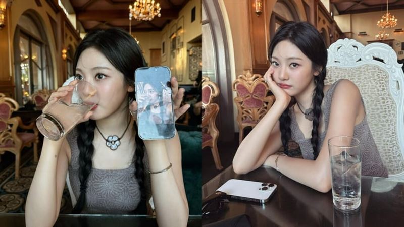 aespa寧寧瘦身重點1:早晨一杯溫水。(圖/翻攝自IG@imnotningning)