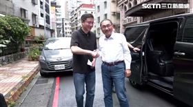 ▲侯友宜先後陪同立委張智倫、廖先翔及葉元之。（圖／翻攝畫面）