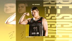 ▲新北國王續約「皇家坦克」王柏智。（圖／新北國王球團提供） 