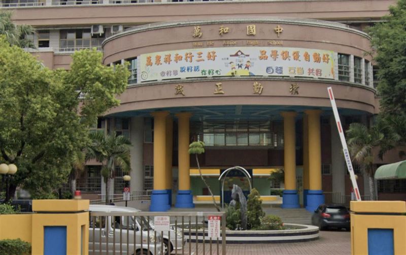台中南屯萬和國中投開票所發生選務糾紛。（圖／翻攝自googlemaps）