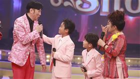 陽帆（左起）、周柏霖、周祐均、白冰冰同台。（圖／民視提供）