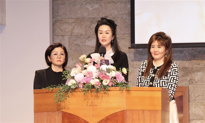 林沖三位姪女現身。（圖／記者鄭孟晃攝影）