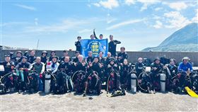 ▲新壽「淨淨海洋」專案，再度招募具潛水證照的企業志工，於瑞芳大社公園及蝙蝠洞進行海底清廢。（圖／新光人壽提供）