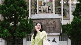 ▲阿美前往北市中正國小投票（圖／記者楊士誼攝影）