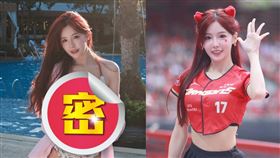 有「啦啦隊新有菜」之稱的人氣啦啦隊成員李恩菲。（圖／翻攝自aviva_1028 IG）