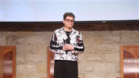 ▲林凱文首度以林沖兒子的身分現身。（圖／記者鄭孟晃攝影）