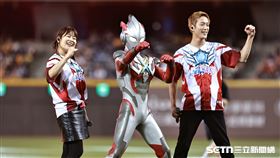▲中職36年例行賽，統一獅舉行超人力霸王主題日。（圖／記者劉彥池攝影）