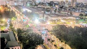 ▲罷團「迎向成功 凱道晚會」空拍。（圖／志工聯盟提供） 