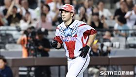 ▲中職36年例行賽，統一獅指定打擊林安可敲出追平陽春砲。（圖／記者劉彥池攝影）