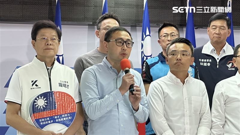 國民黨新北市立委廖先翔挺過罷免案。（圖／記者詹宜庭攝影）