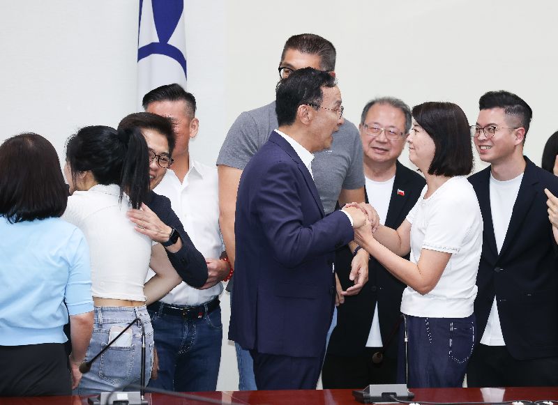 國民黨將民眾黨相助歸納為反罷免成功的因素之一。(圖/中央社)