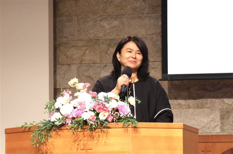 裘海正現身林沖追思會，並登台獻唱（圖／記者鄭孟晃攝影）