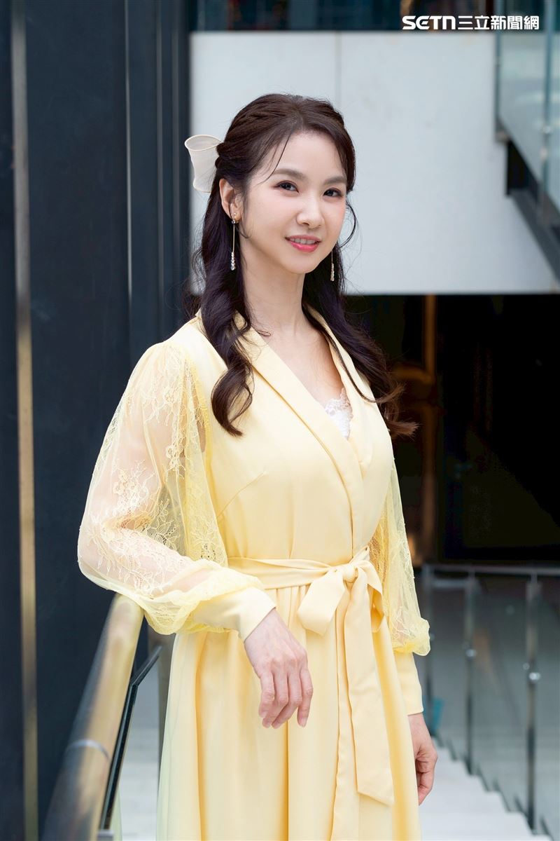 陳小菁笑稱女兒是「標準小三」。(圖/記者趙于瑩攝影)