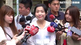 ▲徐巧芯謝票並受訪。（圖／翻攝畫面）