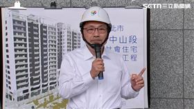 ▲侯友宜視察泰山中山段青年社會住宅新建統包工程。（圖／翻攝畫面）