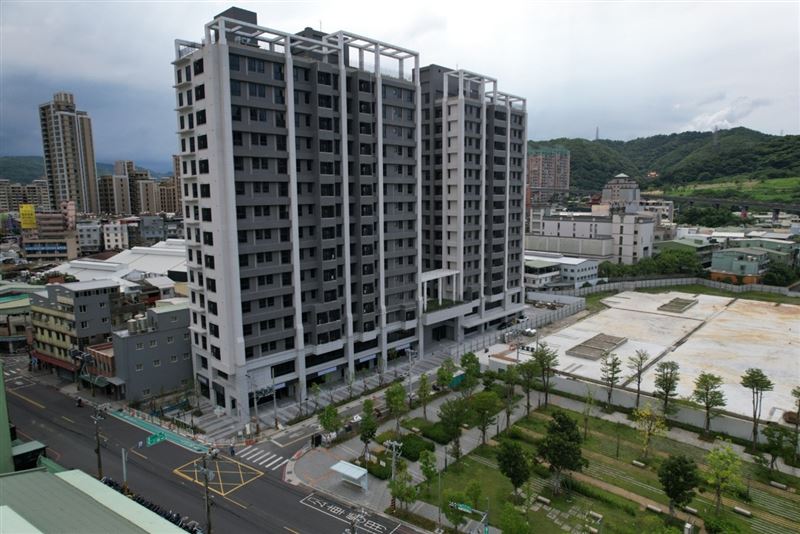 泰山中山段社會住宅即將完工。(圖/新北市政府城鄉發展局提供)