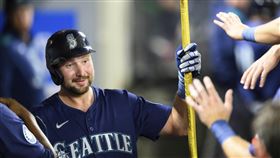 ▲洛利（Cal Raleigh）27日本季第40轟出爐。（圖／美聯社／達志影像）