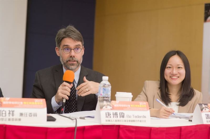 美國學者唐博偉透露,華府對台灣罷免結果失望,恐影響美台互信。(圖/翻攝自謝佩芬臉書)