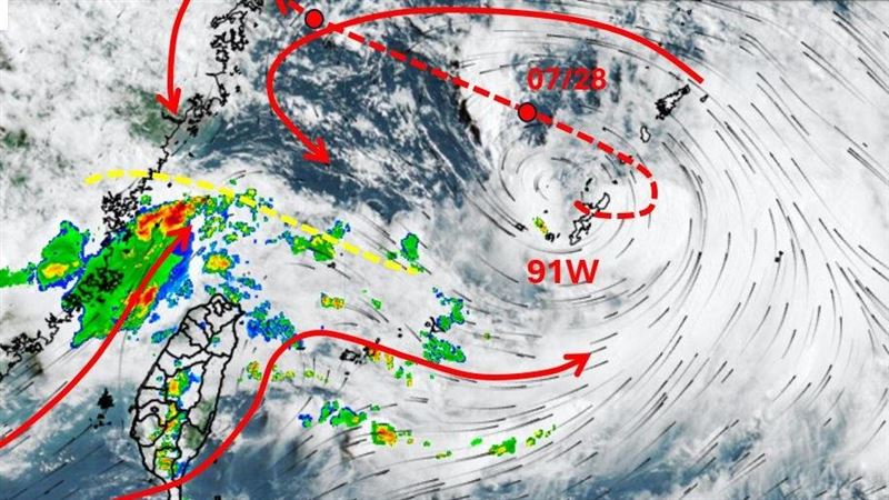 下週雨炸「大半台灣紫爆」還有新颱恐登場