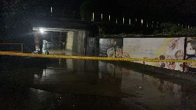 宜蘭頭城大雨　涵洞淹水警拉封鎖線