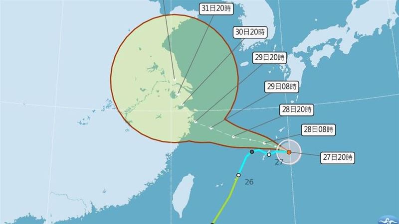 颱風竹節草「起死回生」上次為2021年盧碧