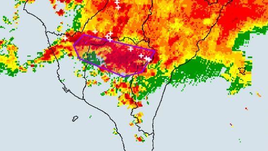 新／國家警報響了！大雷雨強襲「5縣市」