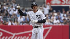 ▲麥克曼恩（Ryan McMahon）敲出轉戰洋基首分打點。（圖／美聯社／達志影像）