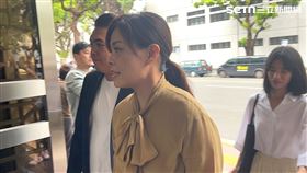 ▲高虹安抵達高院。（圖／記者楊忠翰攝影）