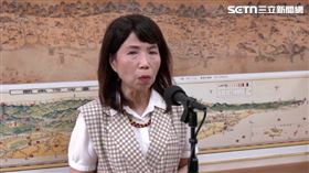 ▲陳昭姿在立法院接受媒體聯訪。（圖／翻攝畫面）