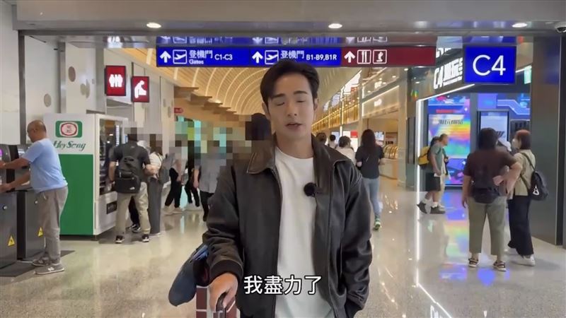 大罷免投票宣告失敗，八炯離開台灣前強調：「我盡力了，該你們加油了。」（圖／翻攝自八炯Threads）