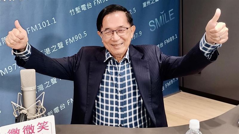 陳水扁上節目時公開感謝台南消防局和黃偉哲都是扁嫂的救命恩人。（圖／翻攝自陳水扁Threads）