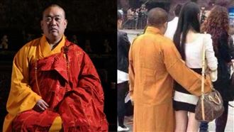 少林寺方丈被抓　爆酒店脫袈裟爬女人身上