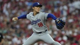 ▲山本由伸29日投滿7局僅失1分、飆9K。（圖／美聯社／達志影像）