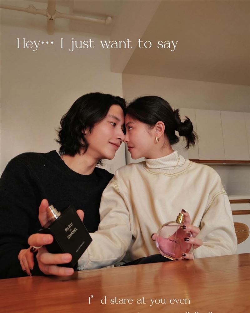 魏如萱認愛Ian（左），時間線與若盈（右）說法卻疑似不同調。（圖／翻攝自若盈IG）
