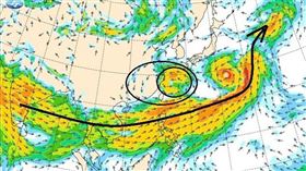 ▲看見大氣長河！（圖／翻攝自鄭明典臉書）