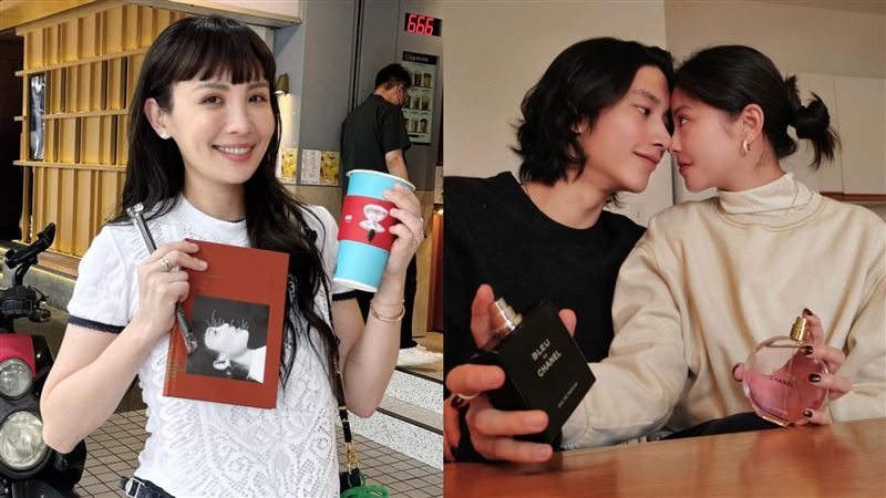 魏如萱(左圖)否認介入Ian和若盈的戀情。(圖/翻攝自魏如萱、若盈IG)