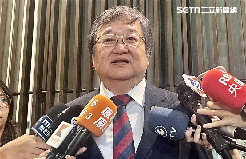 邱泰源針對呂建德「剿匪說」做出回應。（圖／記者蔣季容攝影）