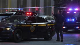 ▲紐約市28日傍晚發生嚴重槍案。（圖／美聯社／達志影像）