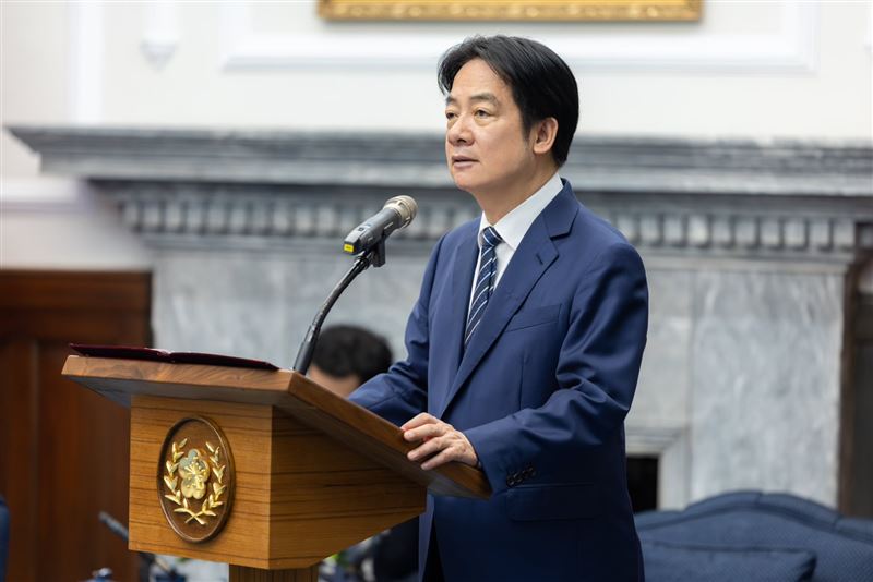 總統賴清德美對台暫時徵收20%關稅，只是階段性任務，將持續談判。（圖／翻攝自X平台@ChingteLai）