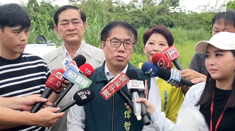 黃偉哲表示,老天爺難以預測,對於天災假寧可料敵從寬、禦敵從嚴。(圖/翻攝畫面)