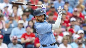▲畢謝特（Bo Bichette）29日敲出本季第130支安打登上聯盟安打王。（圖／美聯社／達志影像）